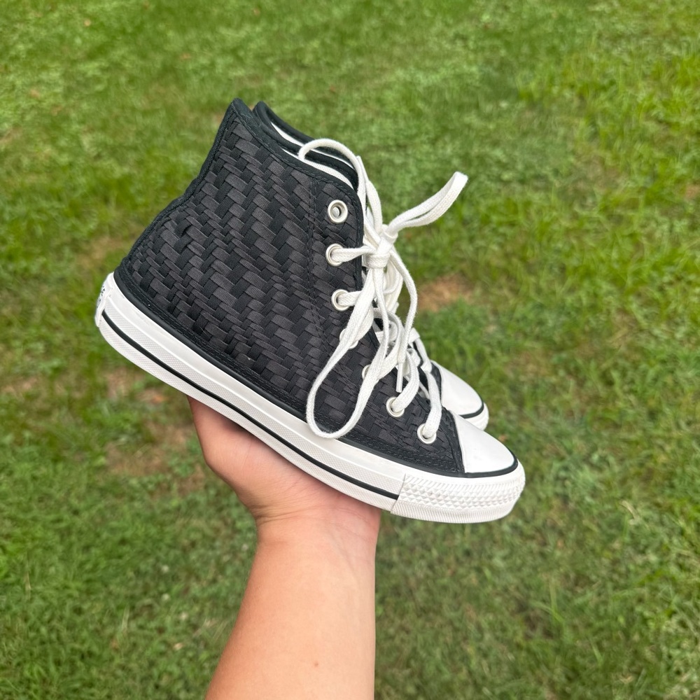 Women’s Converse All Star Chuck Taylor Knit Black Shoes Sneakers 171074C Size 7